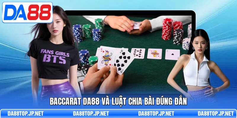 Baccarat DA88 và luật chia bài đúng đắn 